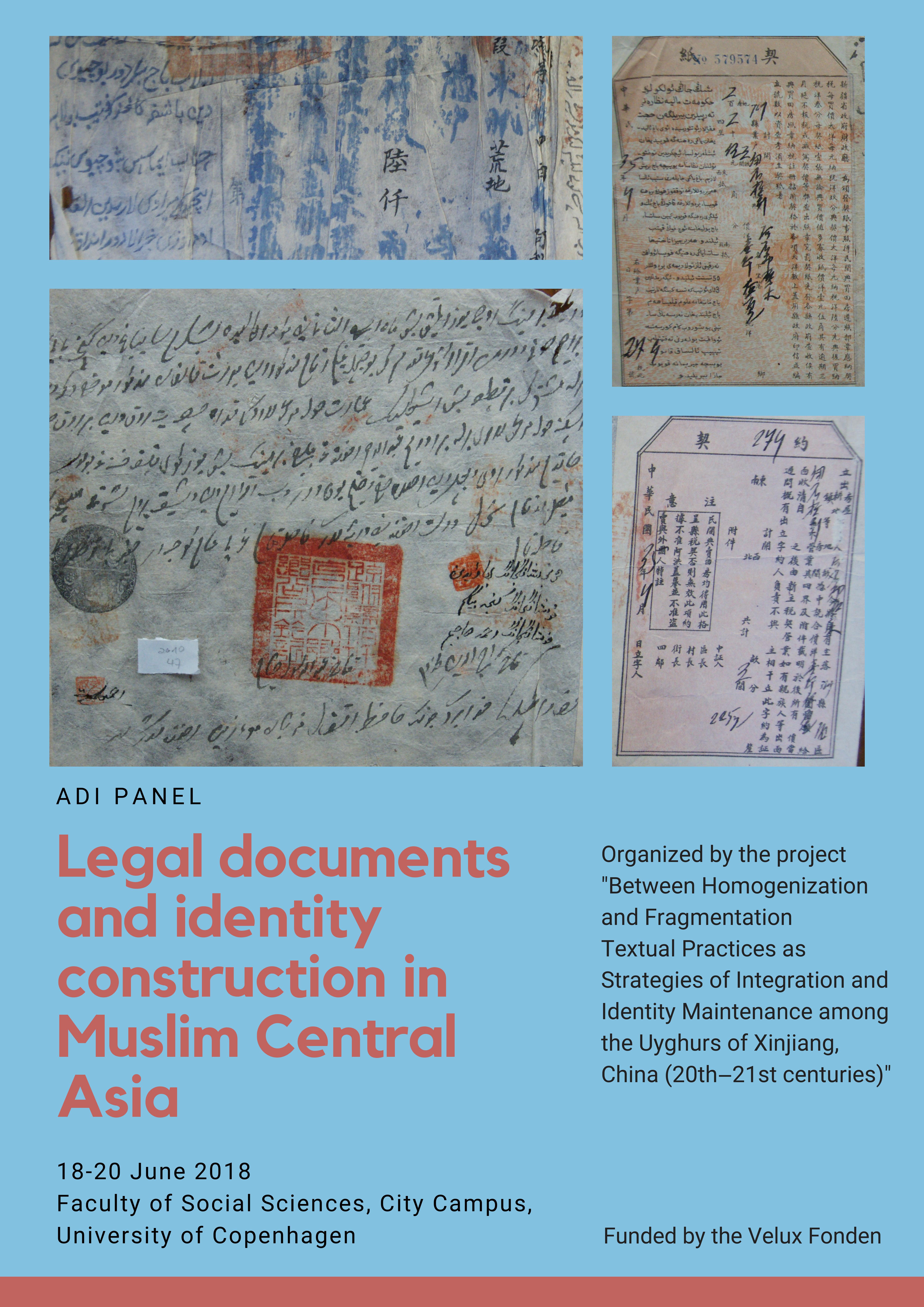 Workshop flyer - Legal documents and identity construction in Muslim Central Asia